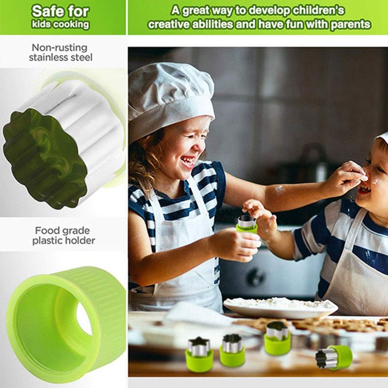 9 Pcs Vegetable Fruit Pastry Cookie Cutters Watermelon Cookie Cutter