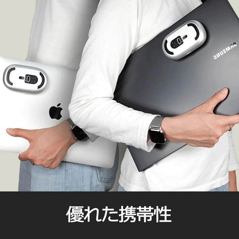 fromseed Wireless Mouse Grey Wireless Laptop Tablet Magnetic Portable Mouse