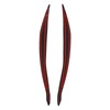 Front Headlight Eyebrow Cover ABS Black Front Headlight Lamp Eyebrow