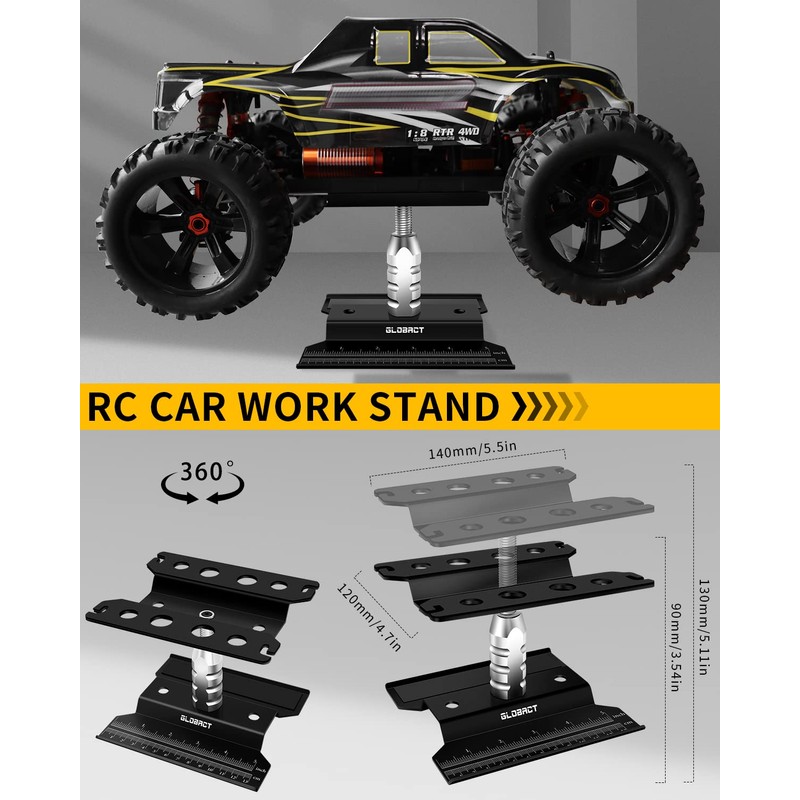 GLOBACT RC Tool Kit RC Screwdriver Kit, RC Car Stand,