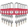 BULANGDI Lockout Tagout Locks Set -10pcs Red Loto Locks, Lockout