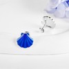 Sterling Silver Shell Earrings Ocean Shell Stud Earrings Sea Shell