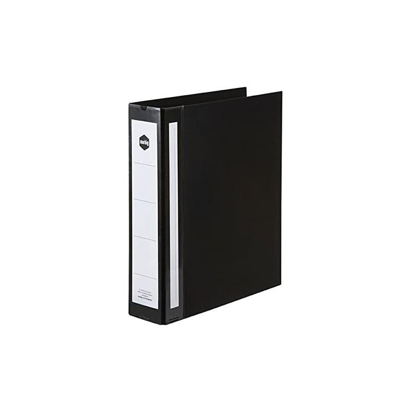 Marbig Ring Binder Deluxe A4 50mm 4D Pe Black