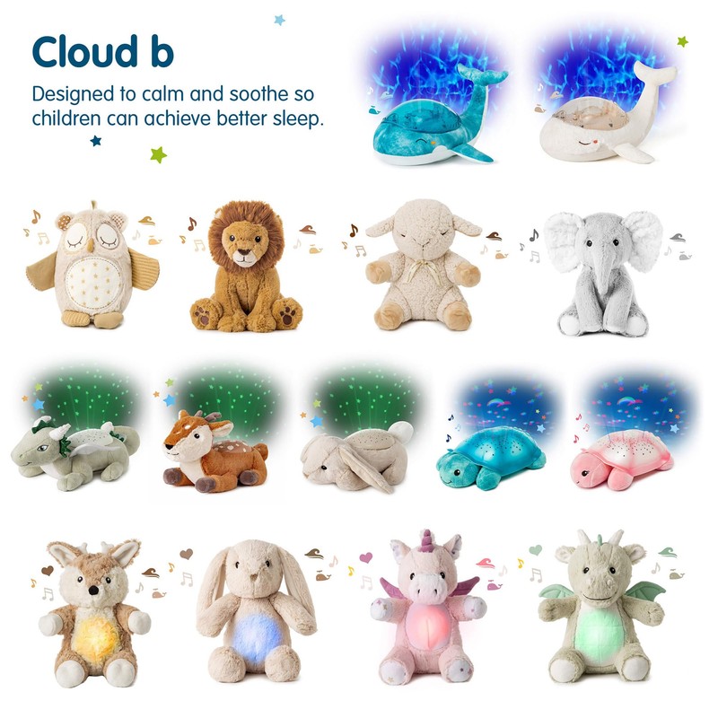 Cloud b Tranquil Turtle Aqua - White Noise Machine Baby,