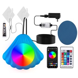 LED Pool Lights with APP Control, 20W 12V Safety Voltage Submersible LED Light IP68 Waterproof with 28ft Cord and 16 Million Music Sync Smart Color Changing for Inground Above Ground Pools (Pack of 1)