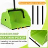 (3PK) Commercial Jumbo Heavy Duty Stand Up Debris Pan, Large