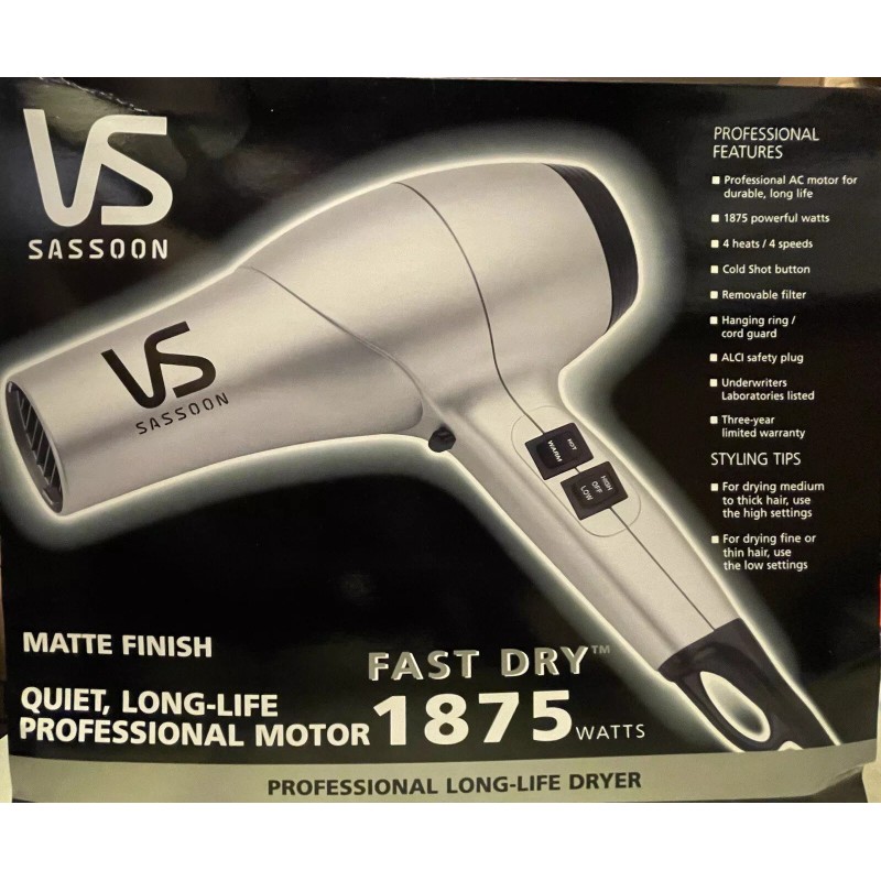 VS SASSOON VS 758 PRO HAIR DRYER 1875 W AC