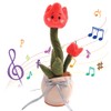 Electronic Dancing Singing Plush Toy Talking Repeating Multifunction Tulip Flower