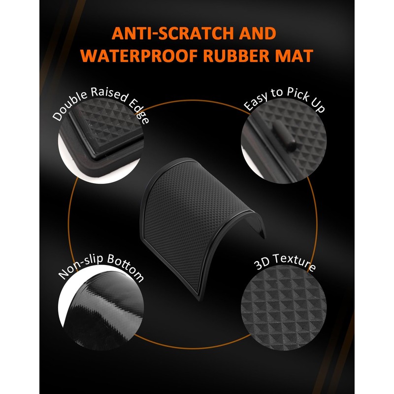 CDEFG for 2024 2025 2026 Trax Center Console Liner Mats