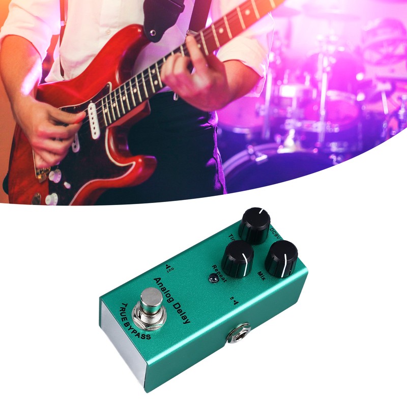 Electric Guitar Effect Pedal Single Type Accurate Adjustment Aluminum Alloy