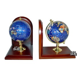 Unique Art Since 1996 110 Blue Pearl BOOKENDS