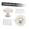 OSALADI Stylish 30pcs Brushed Metal Knobs Replacement Handles for Cabinet