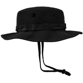 Black Snake® Hut Sonnenhut für Damen und Herren wasserdichter Anglerhut XL Schwarz
