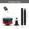 Lancoon Solar Motion Sensor Alarm Repellent 360°Motion Detector Loud Siren