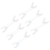 Healifty 6pcs Dental Cheek Retractor Mouth Opener Double- Headed T-