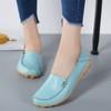 VenusCelia Mocasín plano natural cómodo para caminar para mujer, Aqua,