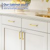 JOY DECOR 10 Pack Cabinet Handles, Gold Cabinet Pulls, 5