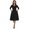 Nmoder Midi Dresses for Women A-Line Fit and Flare Casual