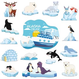 25th Anniversary Cruise Door Magnets - Wxiben 14PCS Cheers to 25 Years Anniversary Cruise Door Decorations Magnetic Magnet Stickers for Married in 1999 Men Women Wedding Cabin Refrigerator Decor