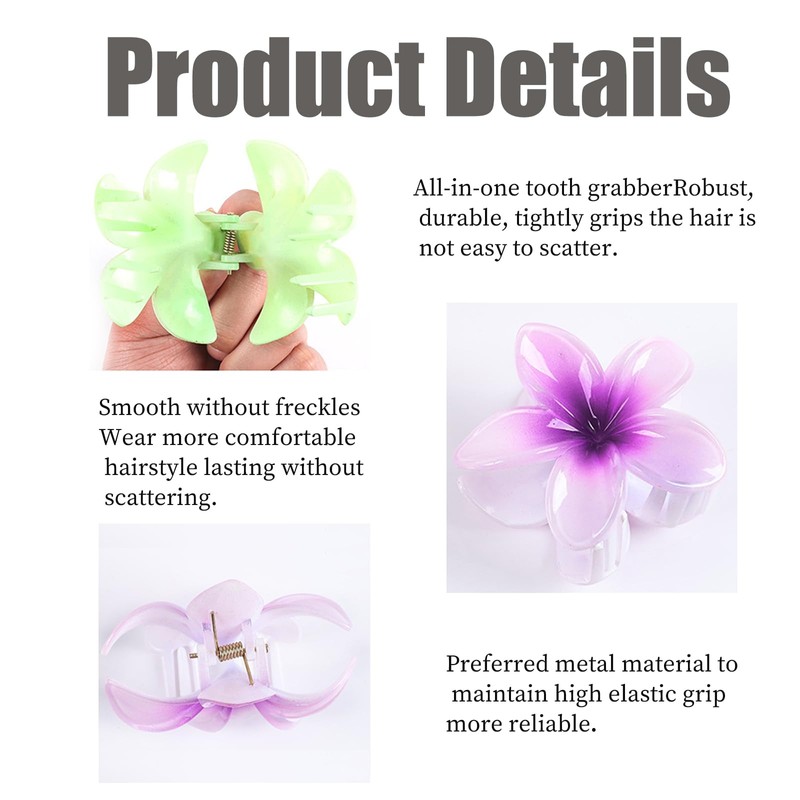 Flower Hair Clip Set