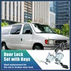 INFINAUTO 1 Set Left Right Side Door Lock Cylinder Set
