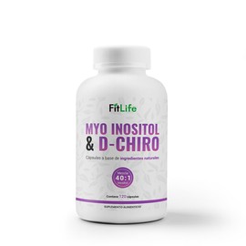 Myo Inositol & D-chiro Forte | 2 Meses | 120 Cápsulas Sin Sabor