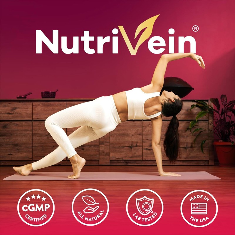 Nutrivein Premium Tart Cherry Capsules 3000mg: Ultra Strength Tart Cherry