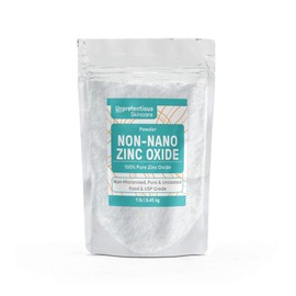 Unpretentious Unpretentious Zinc Oxide & Vitamin C Bundle, (1 lb) Resealable Bags, Fine Powders