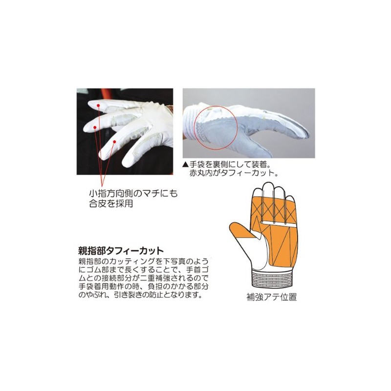 Tonborex R-MAX4 Rescue Gloves, Sheepskin Gloves, White