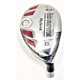 Men's I-Drive #8-34° Loft Hybrid Golf Club with Graphite Shaft, Regular Flex