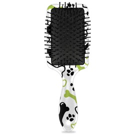 Bardic Dog Bones Paws Love Heart Wet-Brush-Paddle Brushes, Air Cushion Massage Comb Detangling HairBrush for Men Women