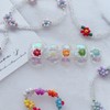 Tiny bead flower ꕤ - Short Almond / 쪼꼬미 비즈꽃