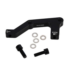 VIFER Bike Durable Bike Disc Brake Mount Caliper Adapter B-R-203 for MT-B Mountain Bike Bicycle (Black)