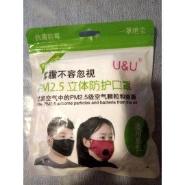 Healowa Cubre Bocas Lavable Válvula 10 Filtros Pm2.5 5 Capas Adultos