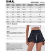 BMJL Women's High Waisted Athletic Running Shorts, Black, Medium