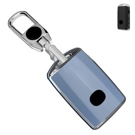 [Xangetor] Compatible Key Case for Mazda CX30 Key Case cx-5 Mazda 3 Mazda 6 CX-80 CX8 CX5 CX30 MX30 CX60 CX-30 CX-8 Roadster Smart Key Case Key Holder Accessories, TPU / 3 buttons / blue