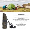 3pcs 7 in 1 Survival Whistle, with LED Light, Thermometer,