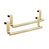 DAIYEE Stainless Steel Over Door Towel Rack Bar Holders for