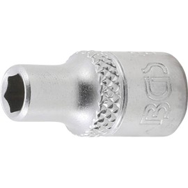 BGS 10651 | Socket, Hexagon | 6.3 mm (1/4") Drive | 3/16"