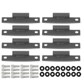 LQI 8pack Body Side Door Hinge with 16PCS Screws Compatible with M998,Humvee,HMMWV