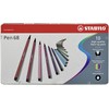 STABILO Pen 68 Tin Set, Set of 10, Multicolor