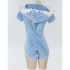 Mobbunny - Mameluco de tiburón para mujer, pijama de entrepierna,