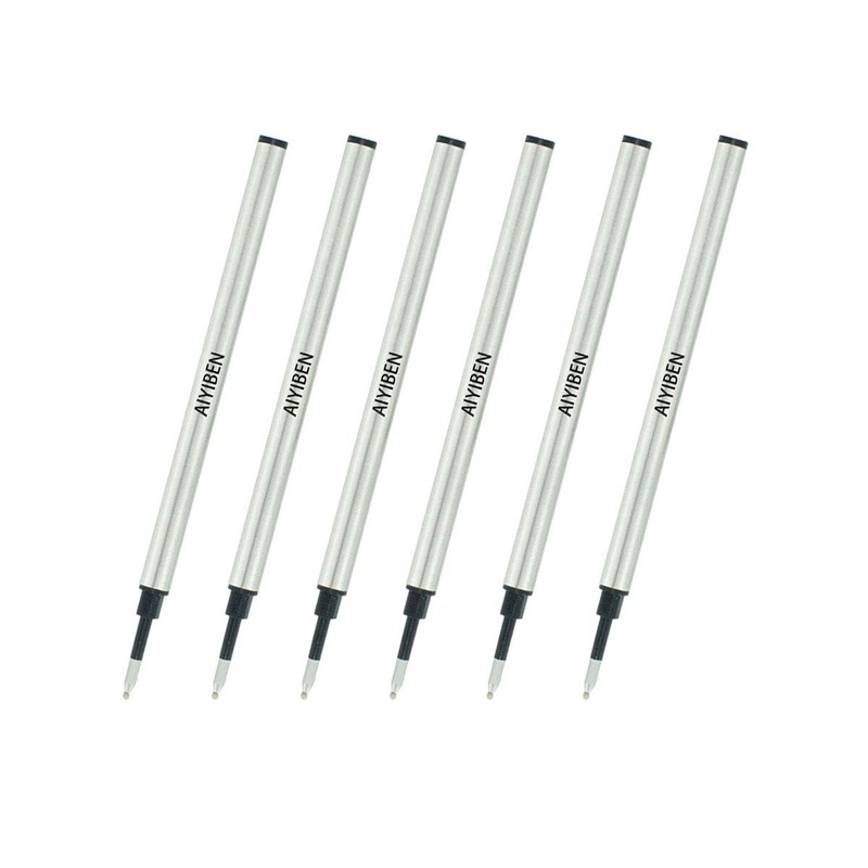 4.37 inch Rollerball Pen Refills, Roller Ball Fine Point 0.5mm,