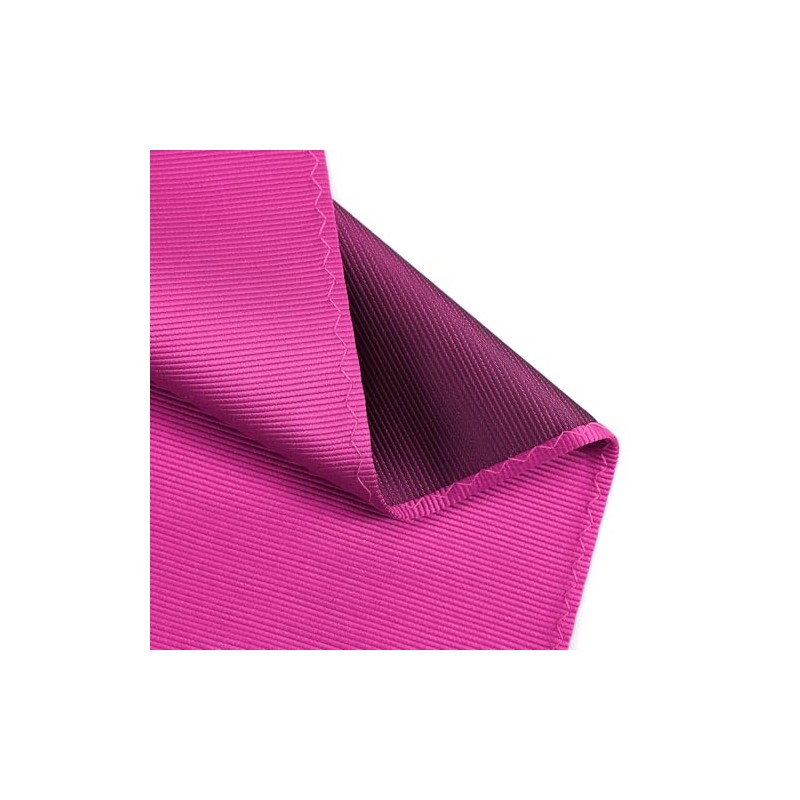 fortunatever Men's Solid Color Pocket Square,12''x12'',Magenta Red