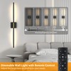 gernehop Battery Operated Wall Sconces Set of 2, Dimmable Battery