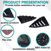 Hudiriy Rear Side Window Louvers Air Ven Decorative Compatible with