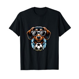 Dachshund Soccer Player Funny Wiener Dog Owner Fan T-Shirt