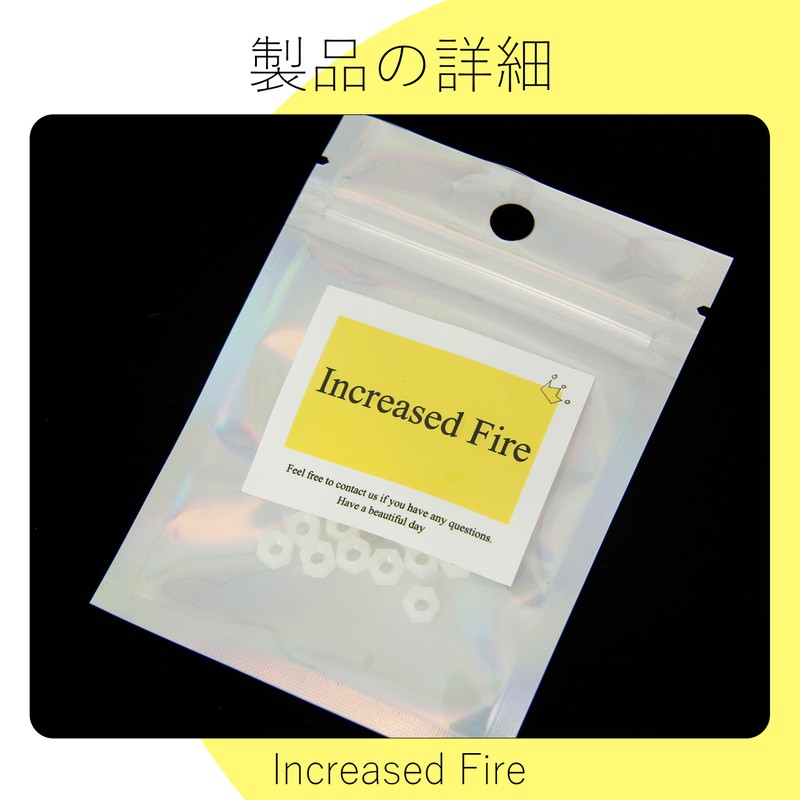 Increased Fire Hex Nuts Nylon Material M4 Pack of 20