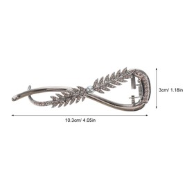 SAFIGLE Elegant Rhinestone Hair Clip for Women Vintage Design Hair Barrette Unique Accents for Occasions and Hairstyles