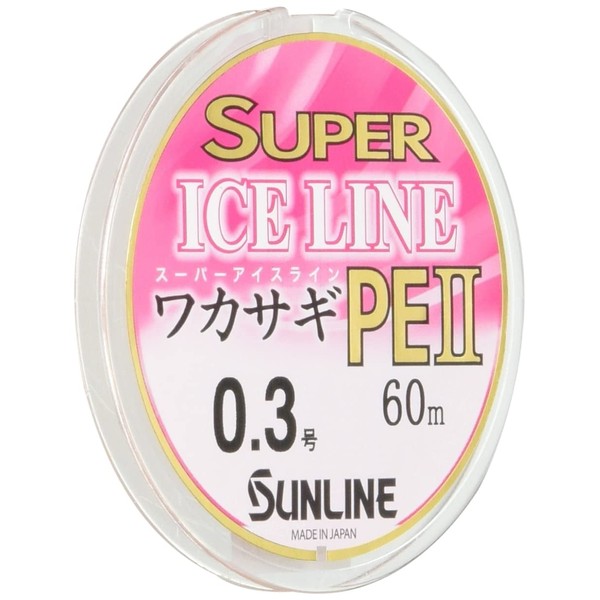 SUNLINE PE Line Super Ice Line Wakasagi PE II 60m